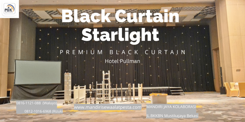 Tempat Penyewaan Black Curtain Respon Cepat Tangerang